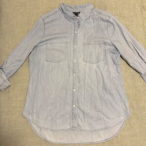 a.n.a Denim Button Down